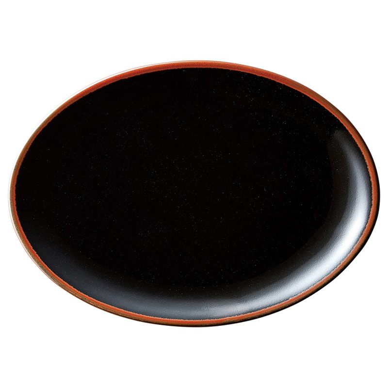 山万 69733-020 天目 中華 7プラター  1個（ご注文単位1個）【直送品】