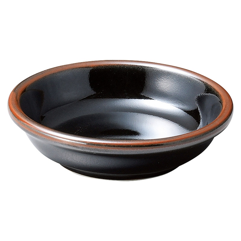 山万 69738-020 天目 中華 3.0薬味皿 1個(ご注文単位1個)【直送品】