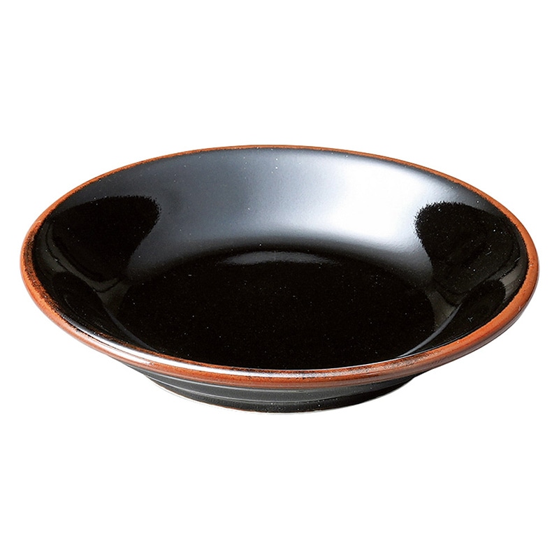 山万 69746-020 天目 中華 丸3.5皿  1個（ご注文単位1個）【直送品】