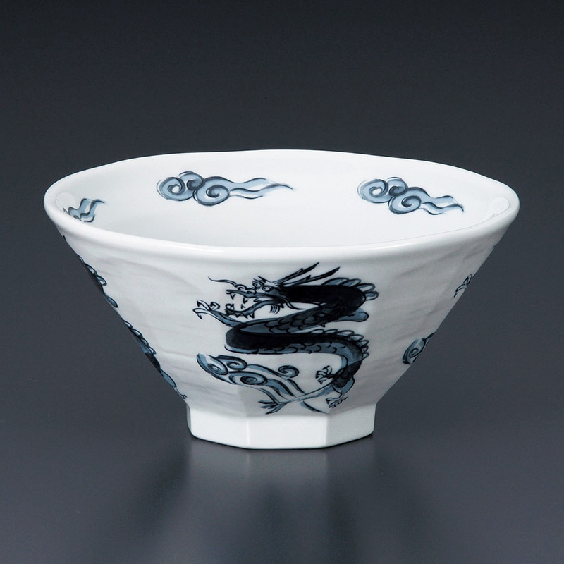 山万 70903-570 黒昇龍八角7.0丼 1個（ご注文単位1個）【直送品】