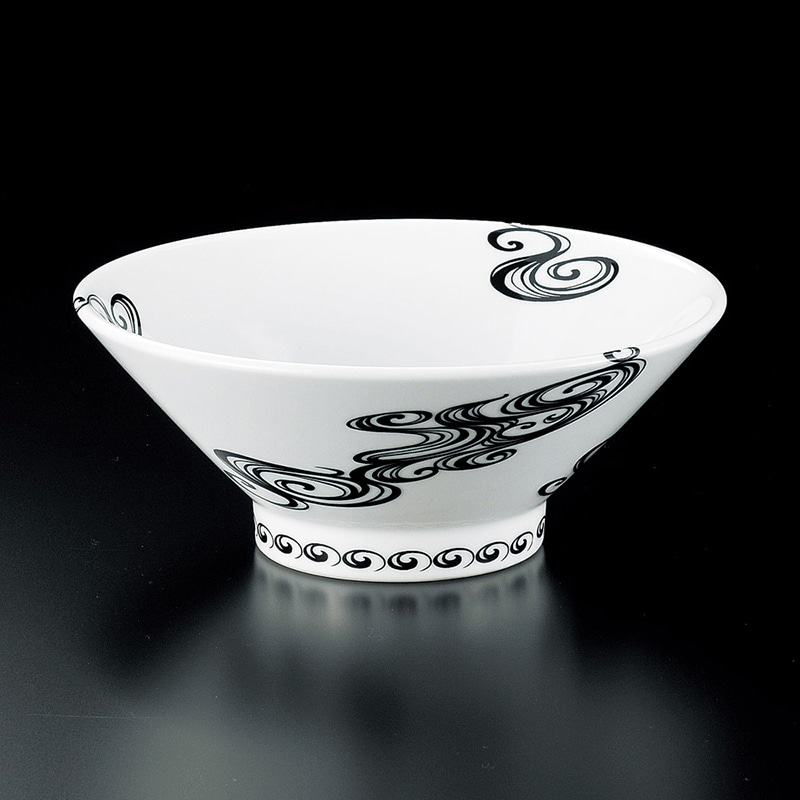 山万 70923-130 流紋切立高台6.5丼 イングレ 1個（ご注文単位1個）【直送品】