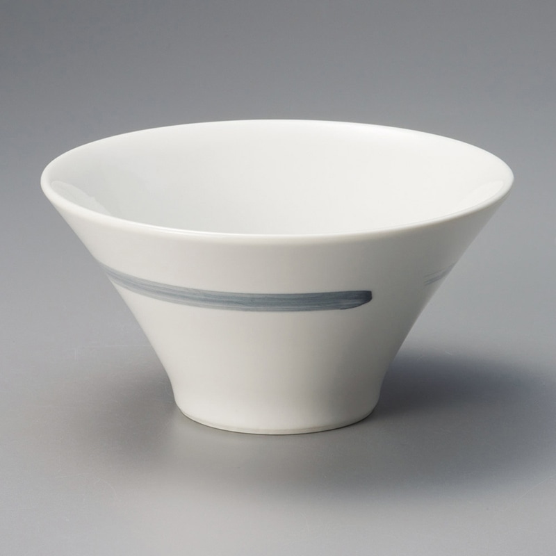 山万 71001-250 白刷毛渦7.0段無めん鉢 1個（ご注文単位1個）【直送品】