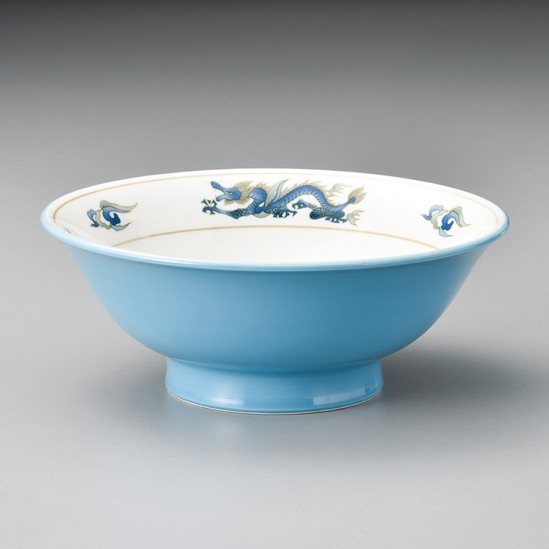 山万 71014-100 トルコ三ッ竜7.0反高台丼 1個（ご注文単位1個）【直送品】