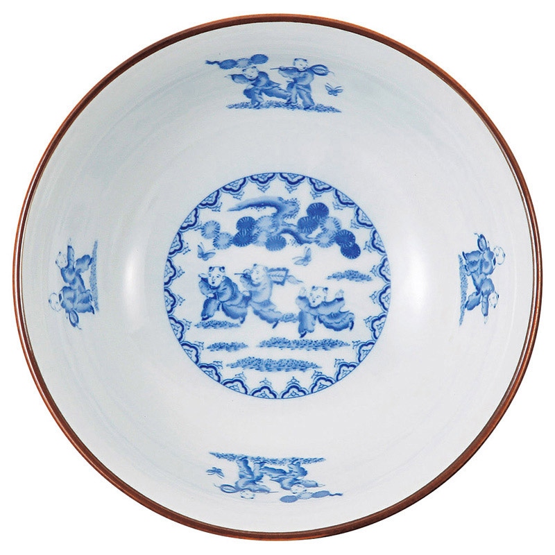 山万 71111-020 天目唐子反6.8丼 1個(ご注文単位1個)【直送品】