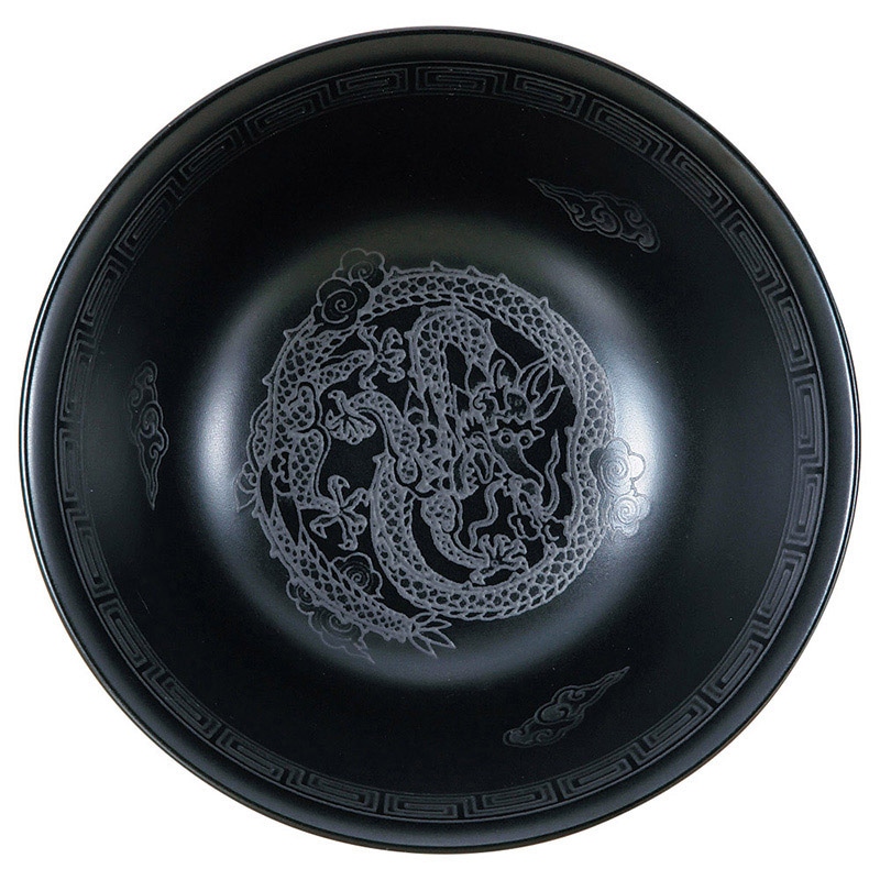 山万 71217-450 天目銀菜竜6.8高台丼 1個(ご注文単位1個)【直送品】