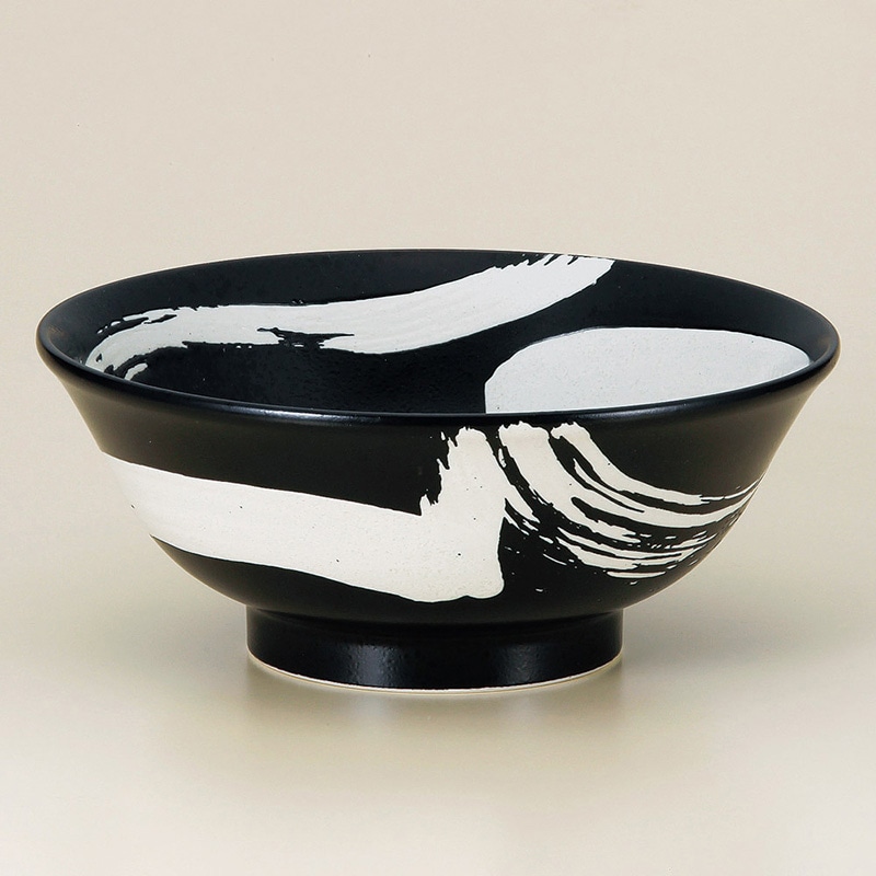 山万 71220-180 黒海流6.8高台丼 1個（ご注文単位1個）【直送品】