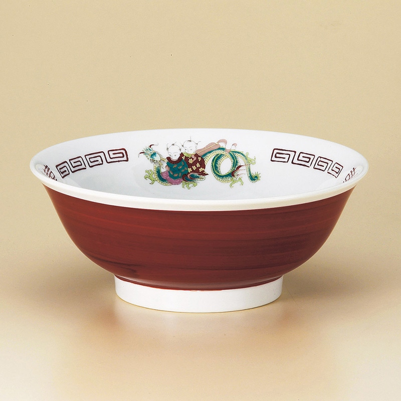 山万 71309-100 龍唐子6.8反高台丼 1個（ご注文単位1個）【直送品】