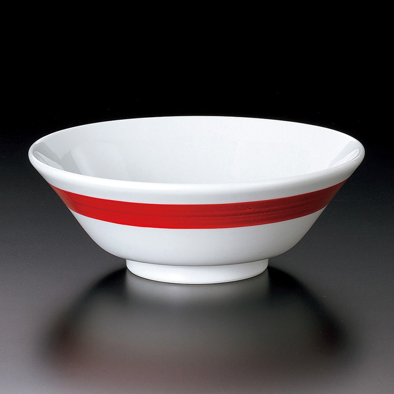 山万 71318-290 赤刷毛6.5切立丼 1個（ご注文単位1個）【直送品】