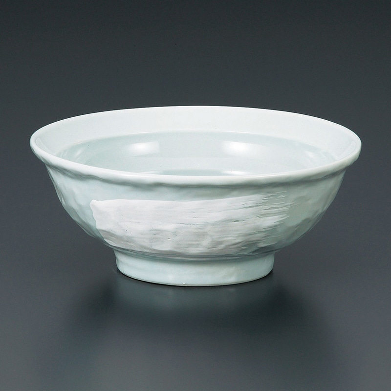 山万 71401-270 青磁刷毛石目6.8ラーメン 1個（ご注文単位1個）【直送品】