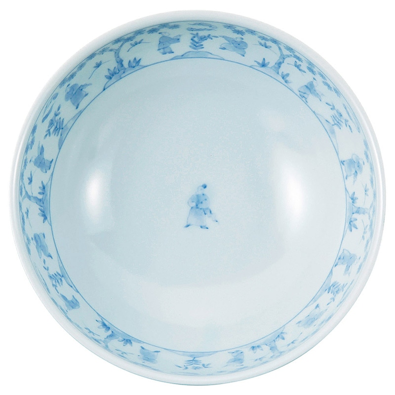 山万 71422-190 唐人めん鉢 1個(ご注文単位1個)【直送品】