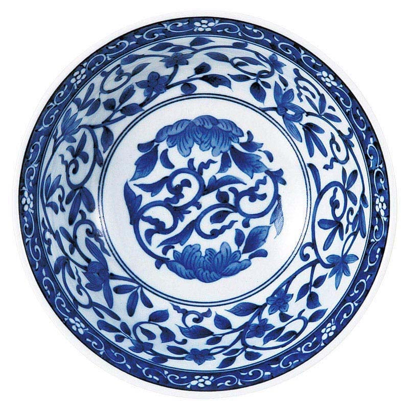 山万 71524-190 藍唐草めん丼 1個(ご注文単位1個)【直送品】