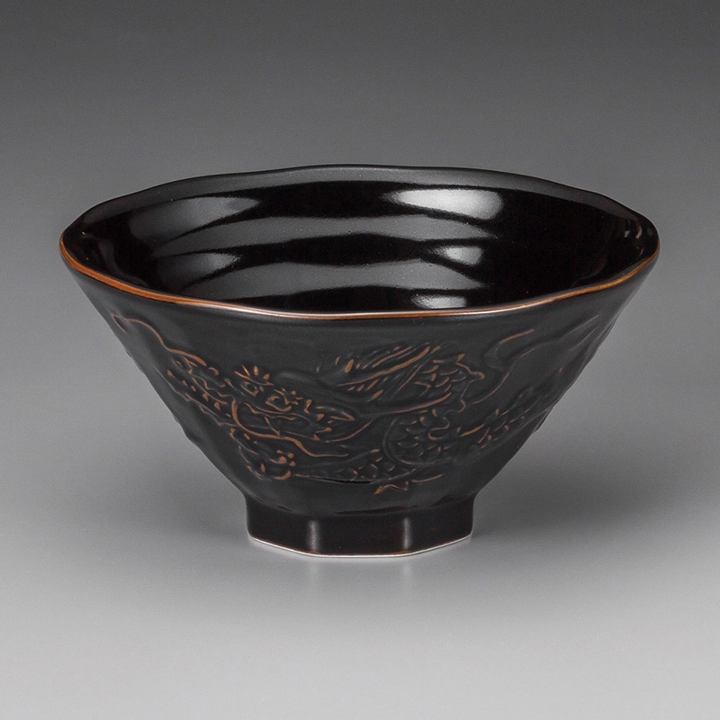 山万 71201-190 柚子黒天目龍神丼 1個（ご注文単位1個）【直送品】