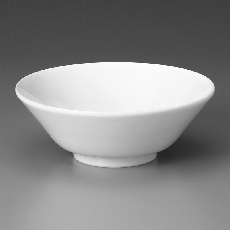 山万 71911-440 白6.5切立丼 1個（ご注文単位1個）【直送品】