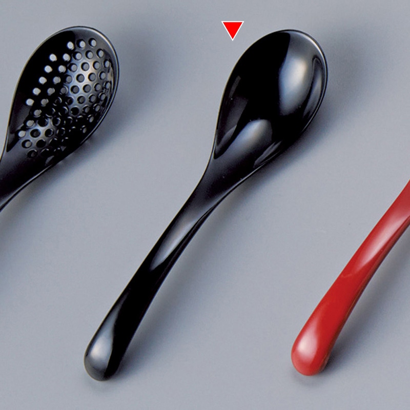 山万 72044-270 PBT樹脂レンゲ17.5黒 1個（ご注文単位1個）【直送品】