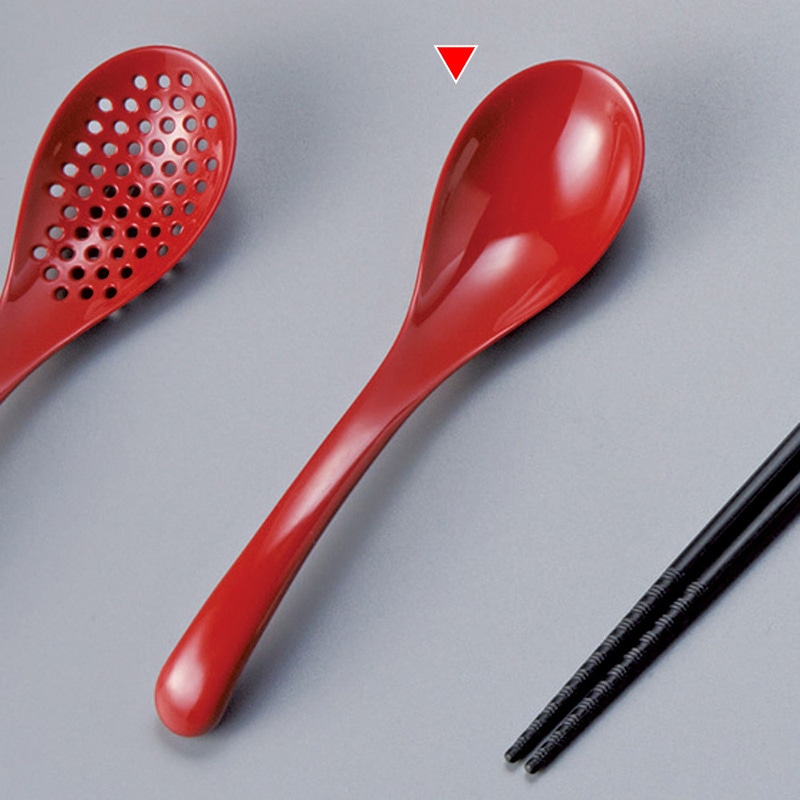 山万 72046-270 PBT樹脂レンゲ17.5赤 1個（ご注文単位1個）【直送品】