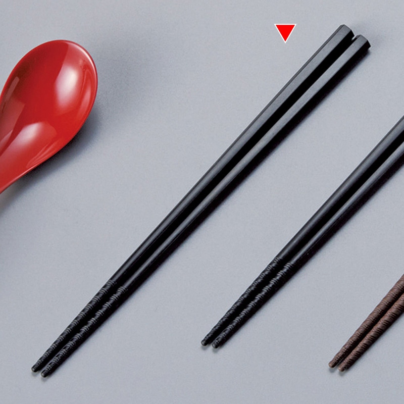 山万 72047-270 トルネード箸黒22.5cm S 1個（ご注文単位1個）【直送品】