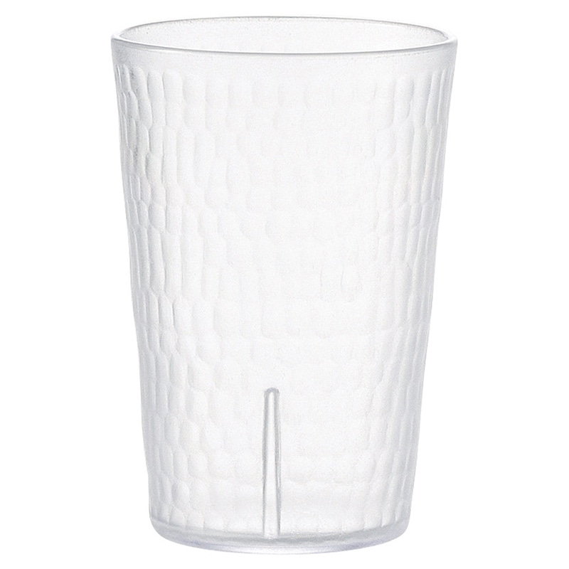 山万 72412-800 PC槌目タンブラー クリア 洗 1個（ご注文単位1個）【直送品】