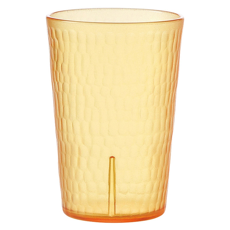 山万 72414-800 PC槌目タンブラー アンバー 1個（ご注文単位1個）【直送品】