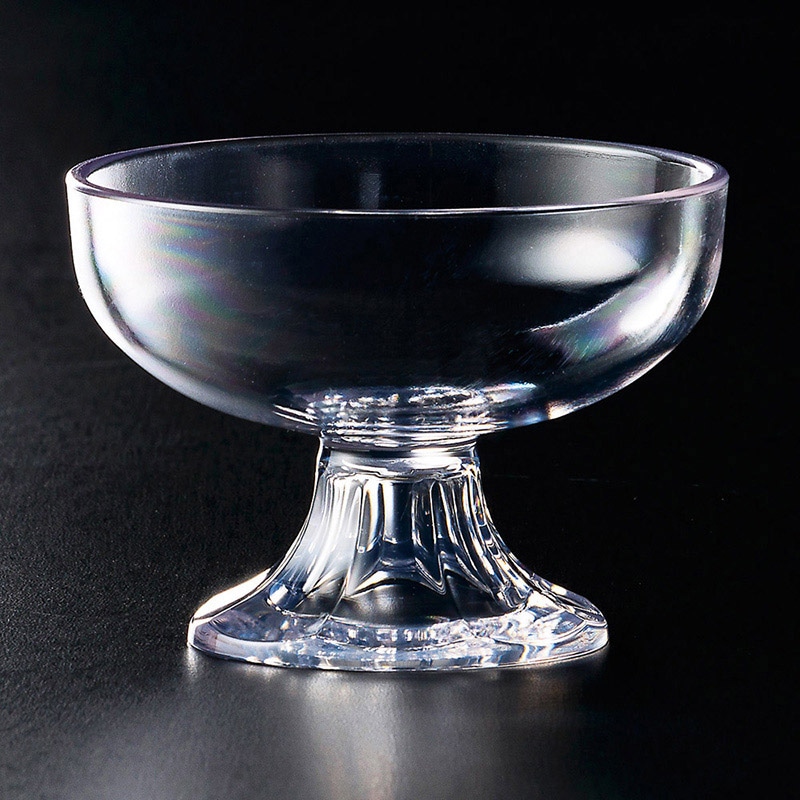 山万 72615-810 トライタンフラワーグラス クリ 1個（ご注文単位1個）【直送品】