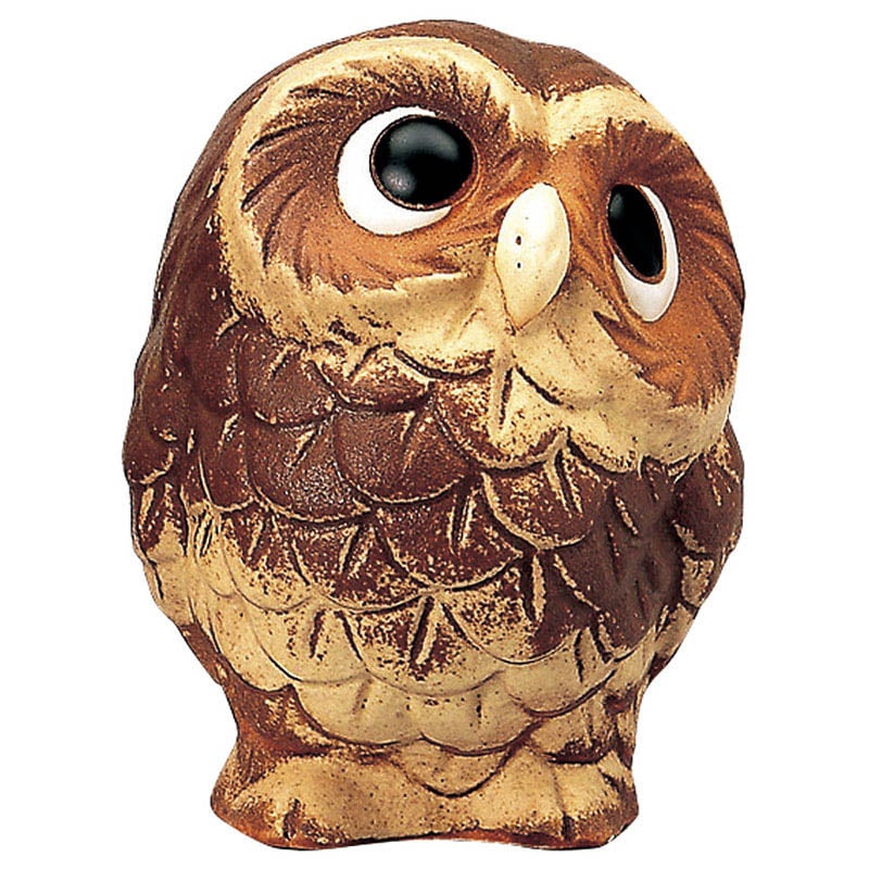 山万 79635-660 3.5号ふくろう(古代)信楽焼 1個（ご注文単位1個）【直送品】