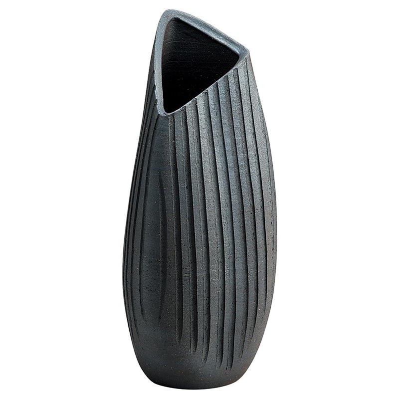 山万 79704-660 黒銀彩花入 1個（ご注文単位1個）【直送品】