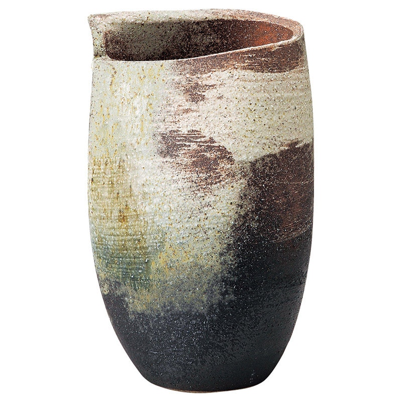 山万 79707-660 古陶刷毛目花入 1個（ご注文単位1個）【直送品】