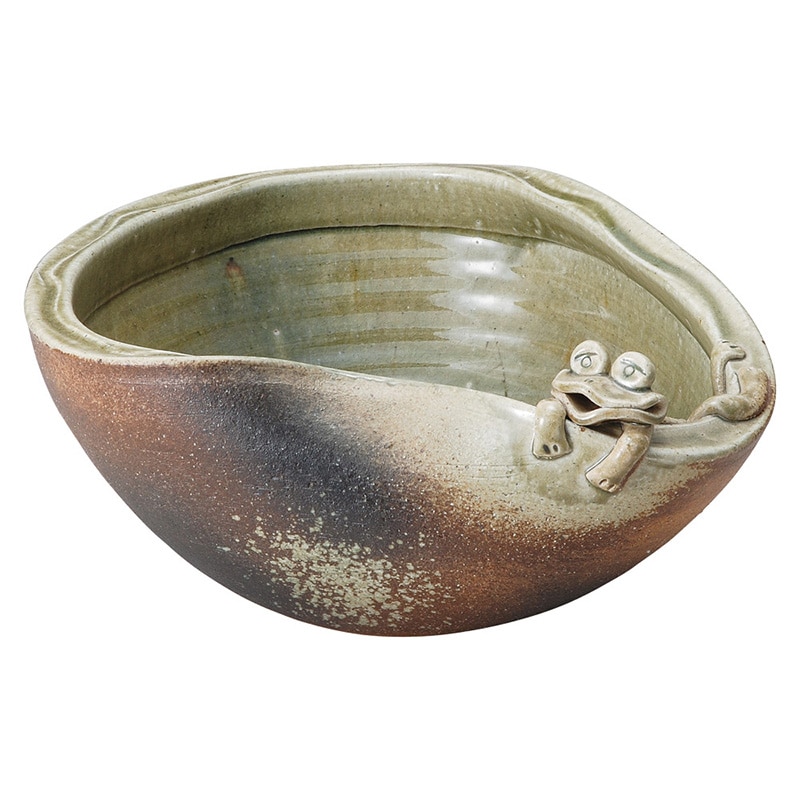 山万 79713-660 11号蛙付めだか鉢 1個（ご注文単位1個）【直送品】