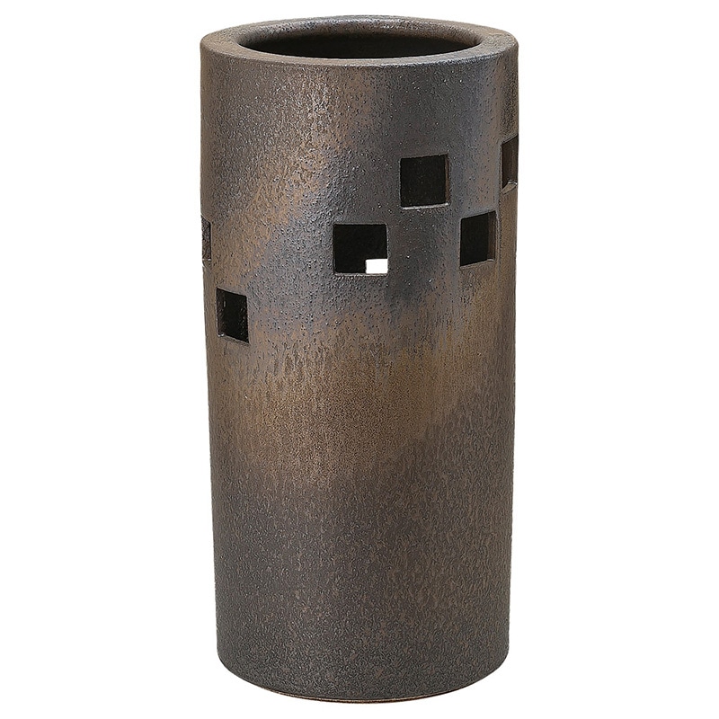 山万 79811-660 格子彫傘立(金彩) 1個（ご注文単位1個）【直送品】