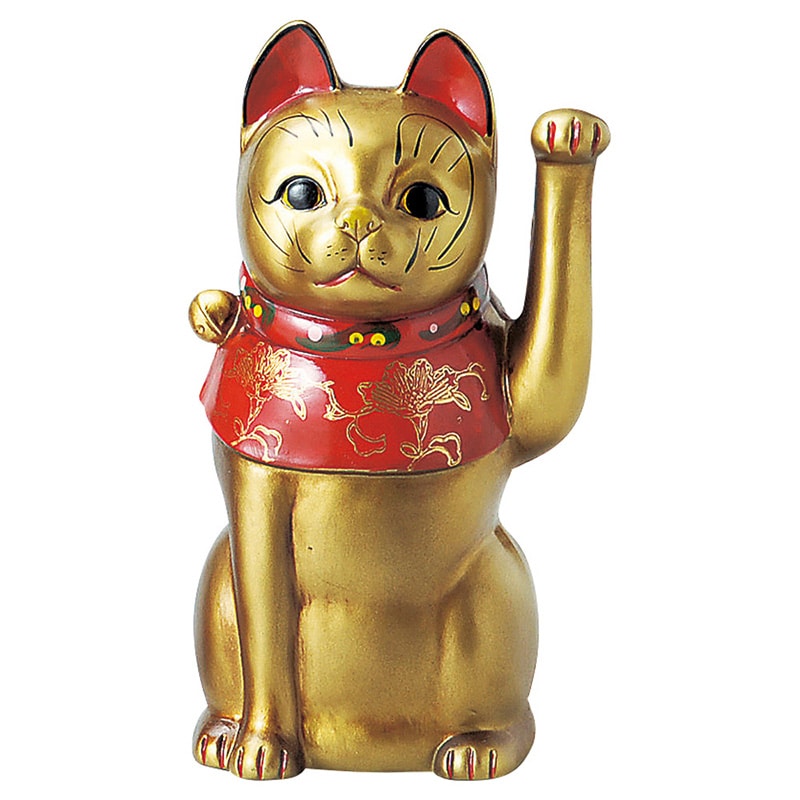 山万 80304-570 古色大正猫中(金) 1個（ご注文単位1個）【直送品】