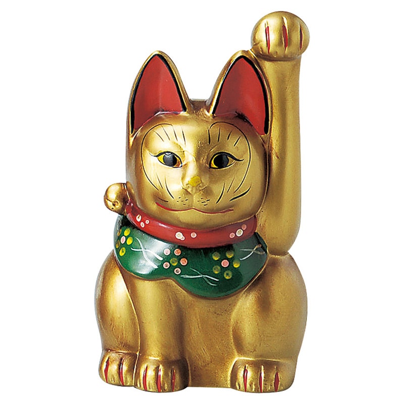 山万 80306-570 古色三河猫手長(大)金 1個（ご注文単位1個）【直送品】