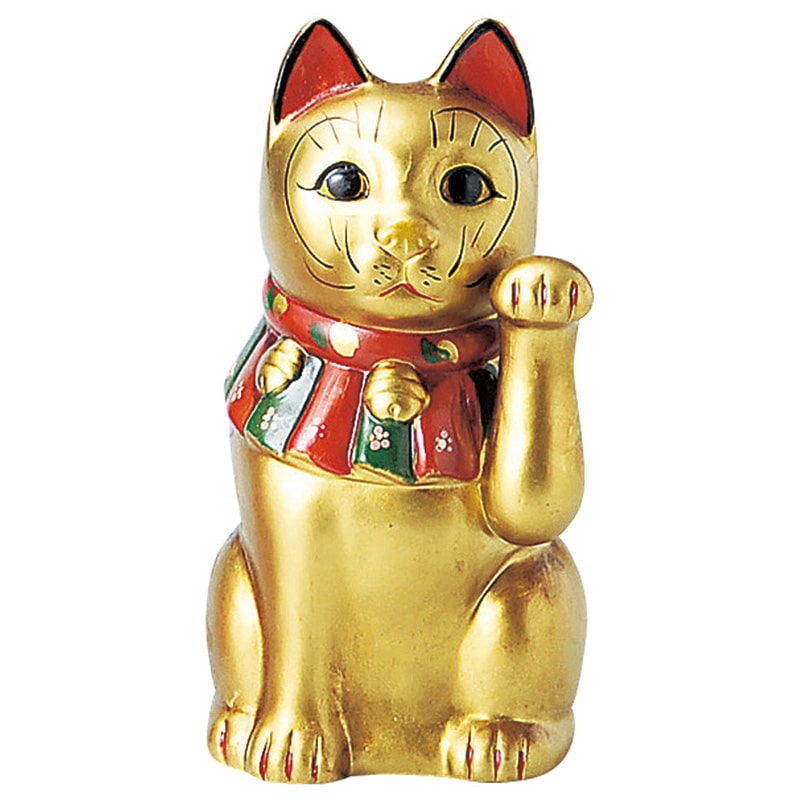 山万 80305-570 古色大正猫小(金) 1個（ご注文単位1個）【直送品】