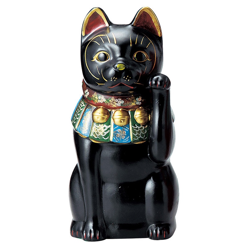 山万 80314-570 古色大正猫大(黒) 1個（ご注文単位1個）【直送品】