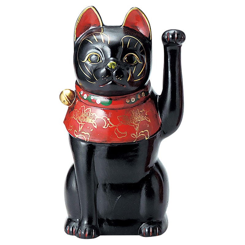 山万 80315-570 古色大正猫中(黒) 1個（ご注文単位1個）【直送品】