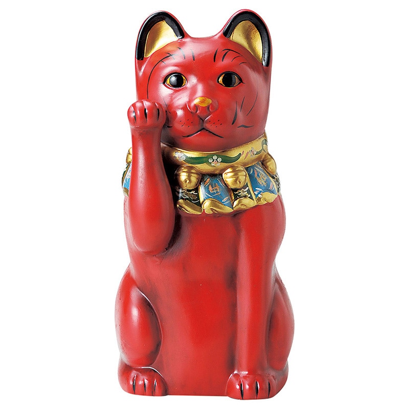 山万 80202-570 古色大正猫12号(赤) 1個（ご注文単位1個）【直送品】