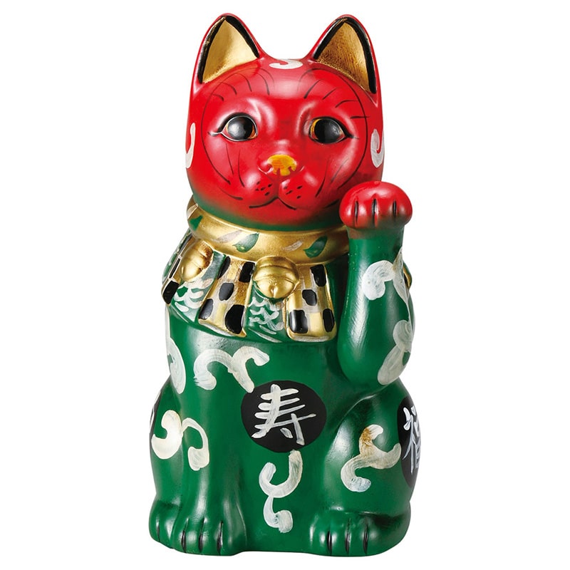 山万 80217-570 カブキ猫市松唐草(小・左) 1個（ご注文単位1個）【直送品】