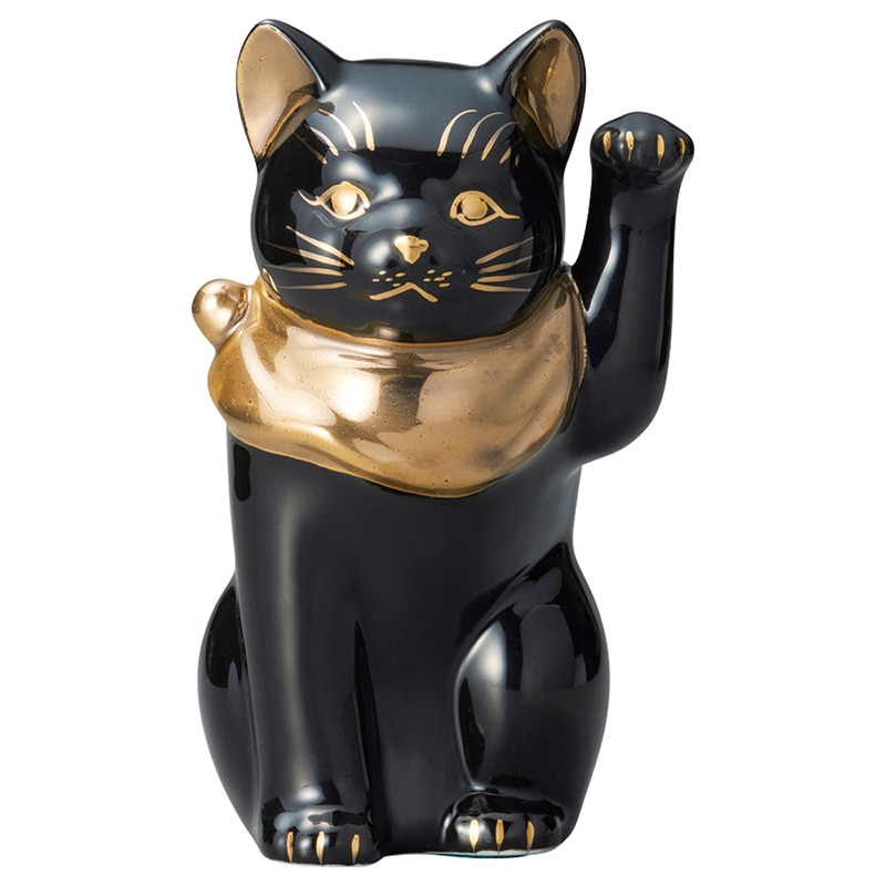 山万 80107-570 江戸猫ブラック本金 右 1個（ご注文単位1個）【直送品】