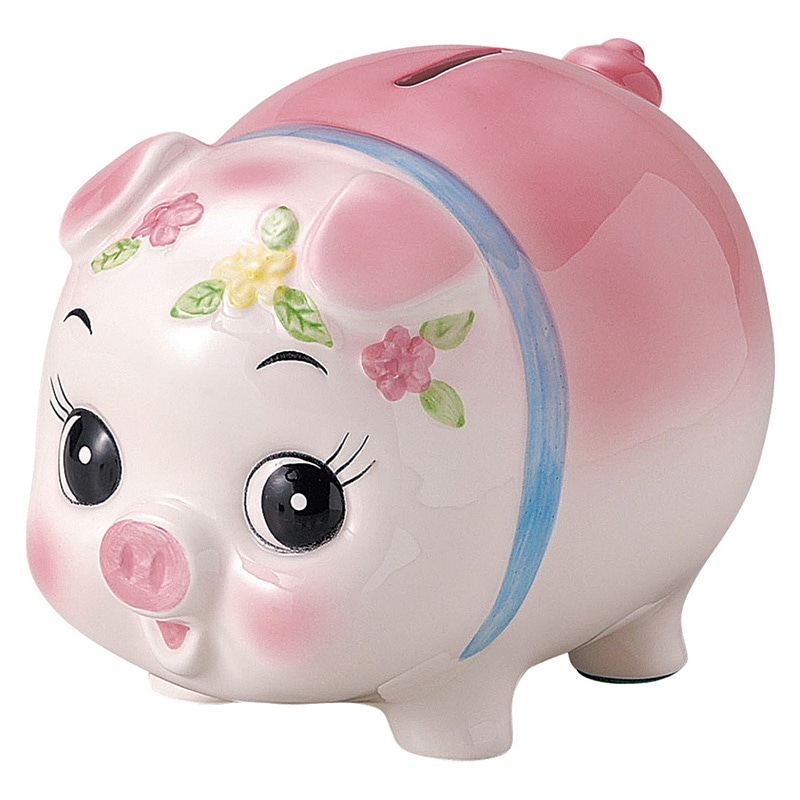 山万 80503-570 お金が貯まる貯金ぶた(小) 1個（ご注文単位1個）【直送品】