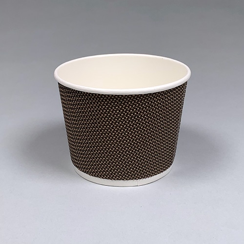 BMターゲット 二重紙カップ　ゼブラペーパーボウル 520ml ZE-SOUP520SZ 25個/束（ご注文単位20束）【直送品】