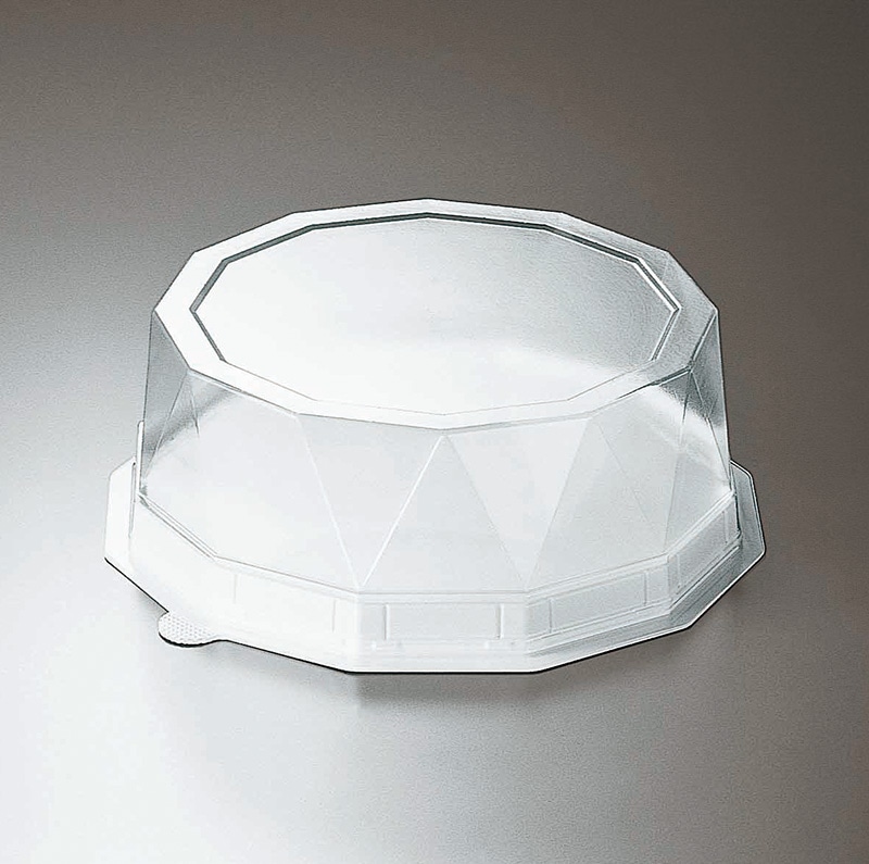 サンフレバー ケーキケース CDダイヤカット 3寸 50個/束(ご注文単位6束)【直送品】