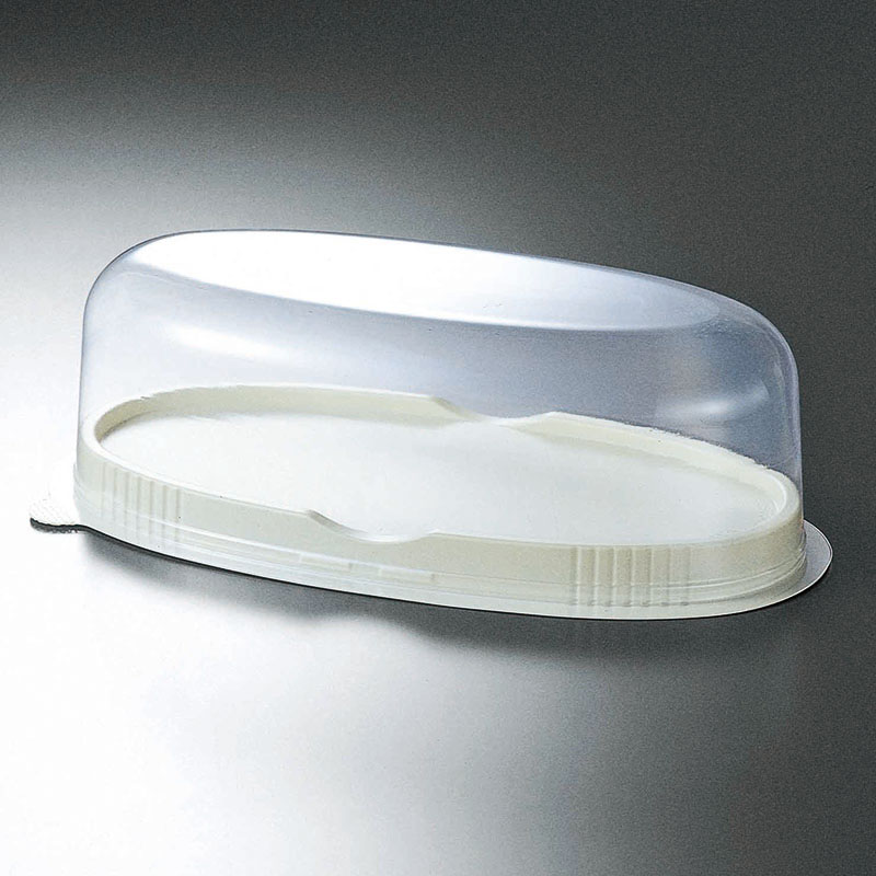 サンフレバー ケーキケース CDケーキドーム 小判型 50個/束(ご注文単位6束)【直送品】