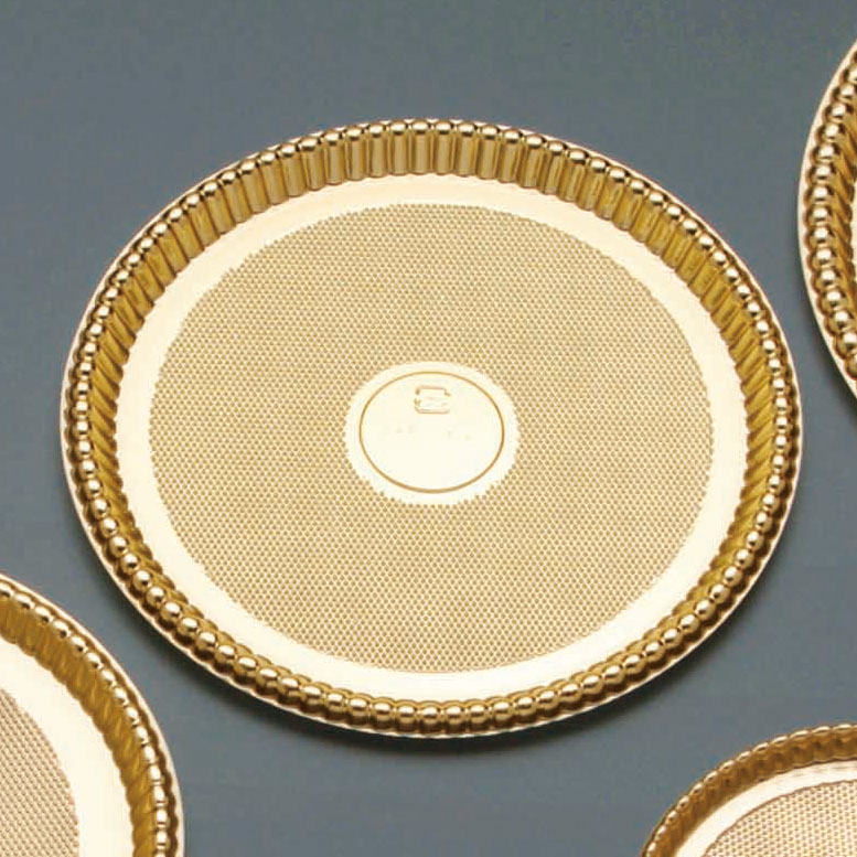 サンフレバー デコレーショントレー 丸型 RD-6 100個/束（ご注文単位4束）【直送品】