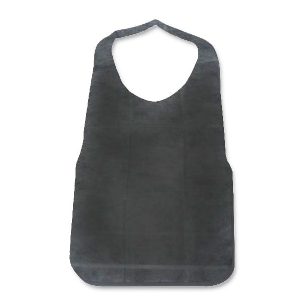 SWAN 不織布エプロン 黒 30枚/袋