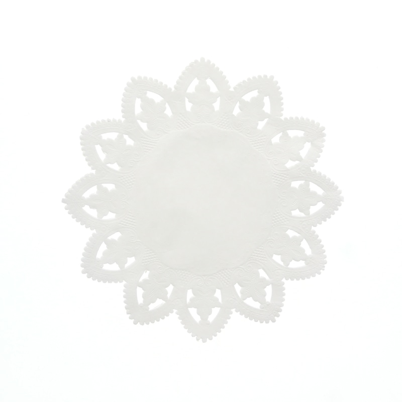 SWAN レースペーパー 丸型 7号 白 100枚/袋