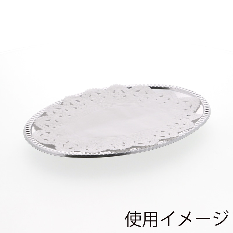 SWAN レースペーパー 小判型 10号 白 100枚/袋