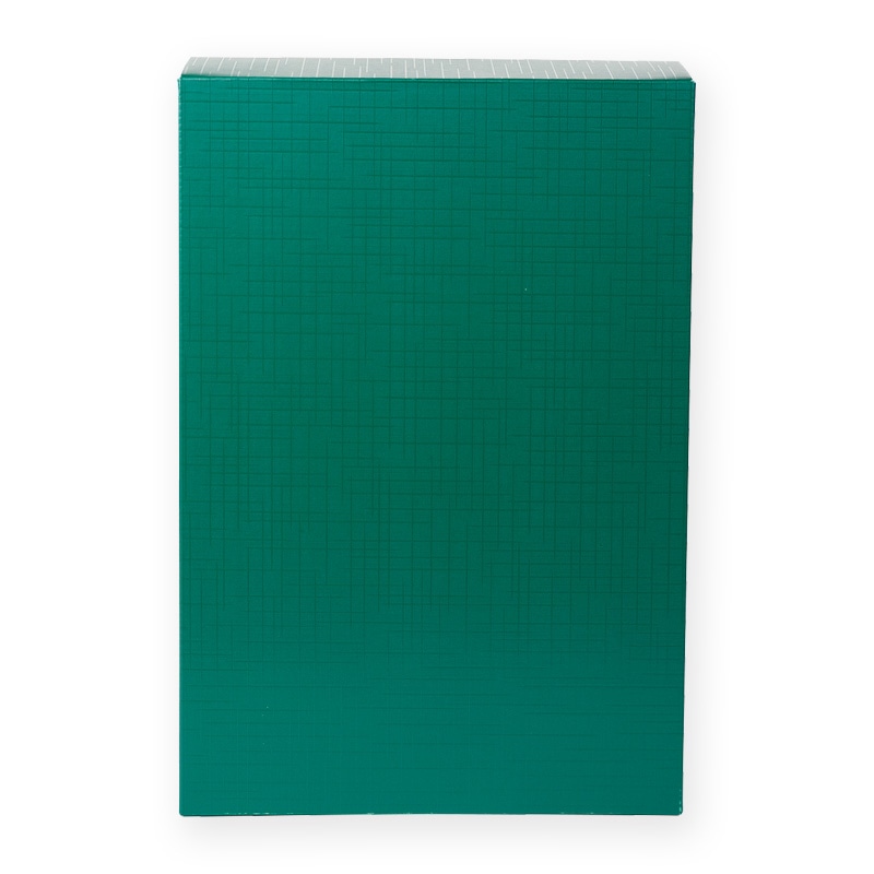 ヤマニパッケージ 洋酒箱 グリーン布 2本 K-57 50枚/箱(ご注文単位1箱)【直送品】