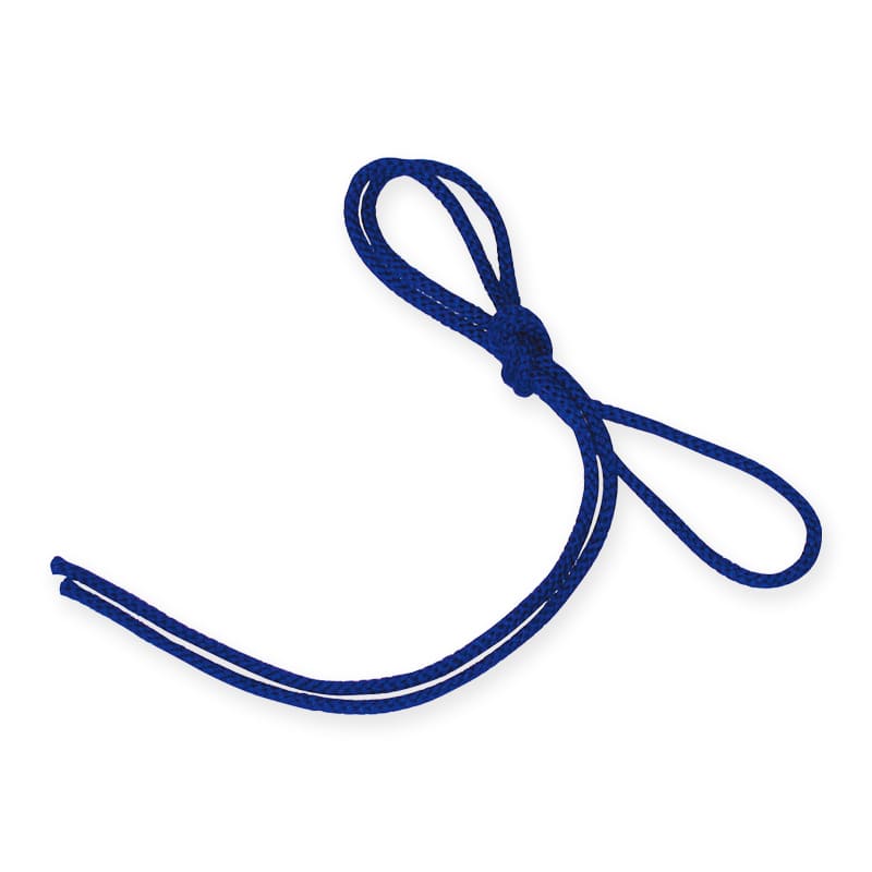 ヤマニパッケージ かけ紐 80cm K-324-3　青 100本/箱（ご注文単位1箱）【直送品】