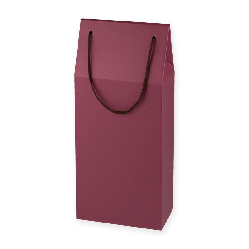 ヤマニパッケージ ワイン2本入手提箱 K-510 ワイン 50枚/箱(ご注文単位1箱)【直送品】