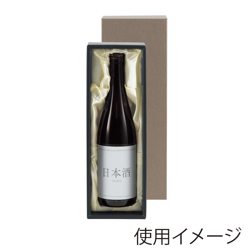 ヤマニパッケージ 地酒箱 布付き 1本 K-601 100枚/箱(ご注文単位1箱)【直送品】
