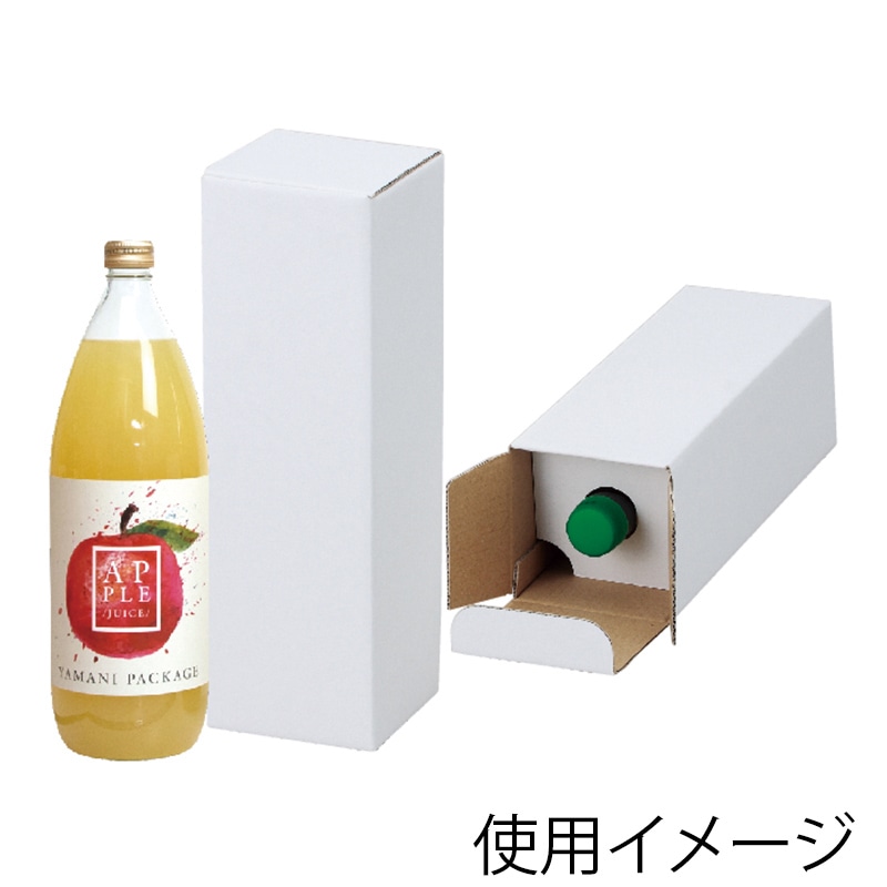 ヤマニパッケージ ジュース瓶1L箱 1本 K-1188 100枚/箱(ご注文単位1箱)【直送品】
