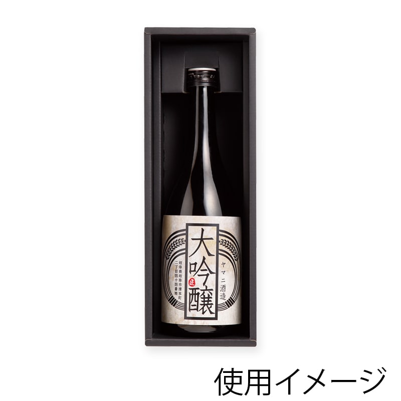 市川屋☆黒蘇州III☆ 超希少初期セット未使用品 ヤマニパッケージ 黒木目 720ml細・太1本箱 K-1354 50枚/箱（ご注文